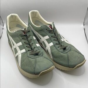 Onitsuka Tiger Moal 77 NM 'Bronze Green' Casual Shoes - Green / Cream - 11.5